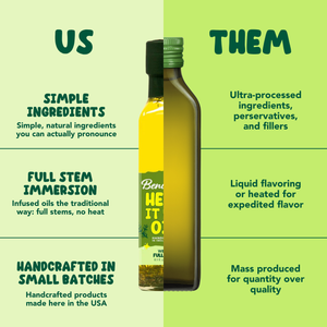 Benissimo / Hongar Farms / Lesley Elizabeth - Benissimo Herb it Up! Cooking Oil – 8.12 fl oz Marasca