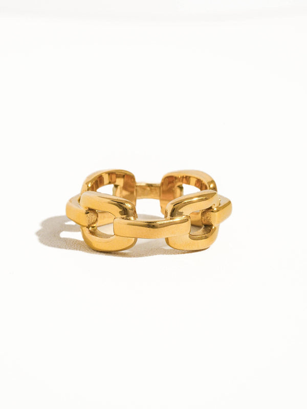 Flânerie by MAIQ - Brooklyn 18K Gold Stack Braided Non-Tarnish Ring