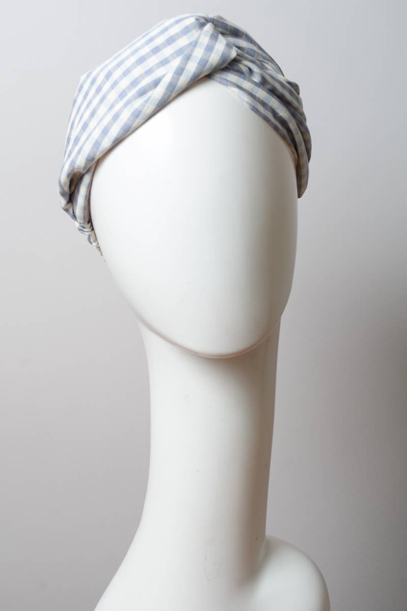 Checkered Knotted Headband