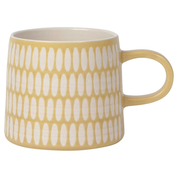 Ochre Imprint Stoneware Mug