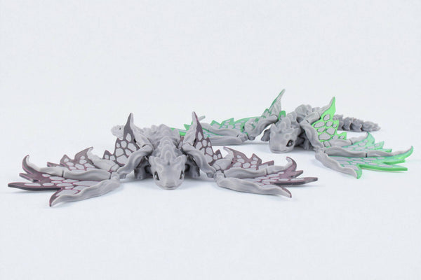 PowerTRC 3D Print - 3D Printed Stone Dragon - Articulated and Moveable Wings