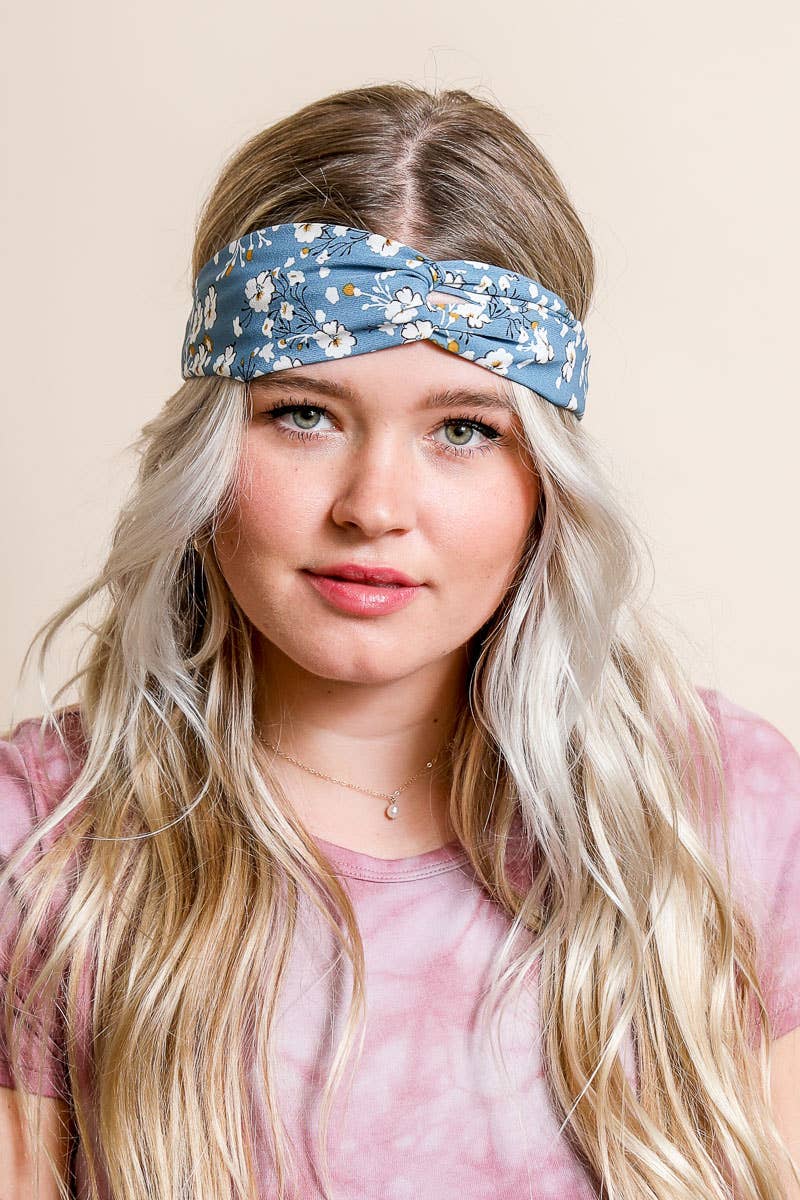 Sakura Blossom Twist Headwrap