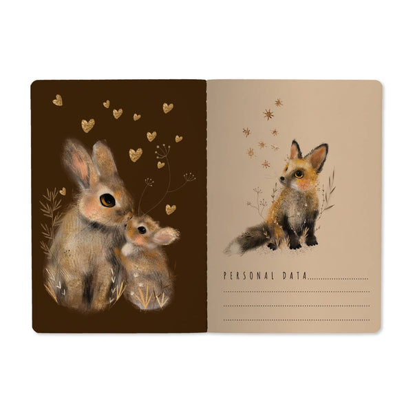 BV by Bruno Visconti - A5 Notebook - Little Woodland Friends