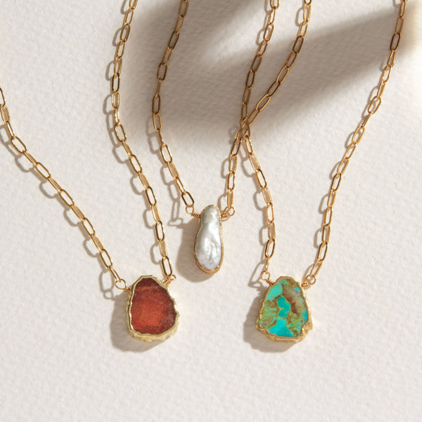 Elemental Force Necklace - Cultured Freshwater Pearl