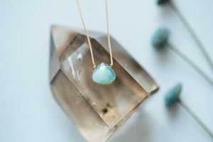 Friendship Turquoise Crystal Necklace