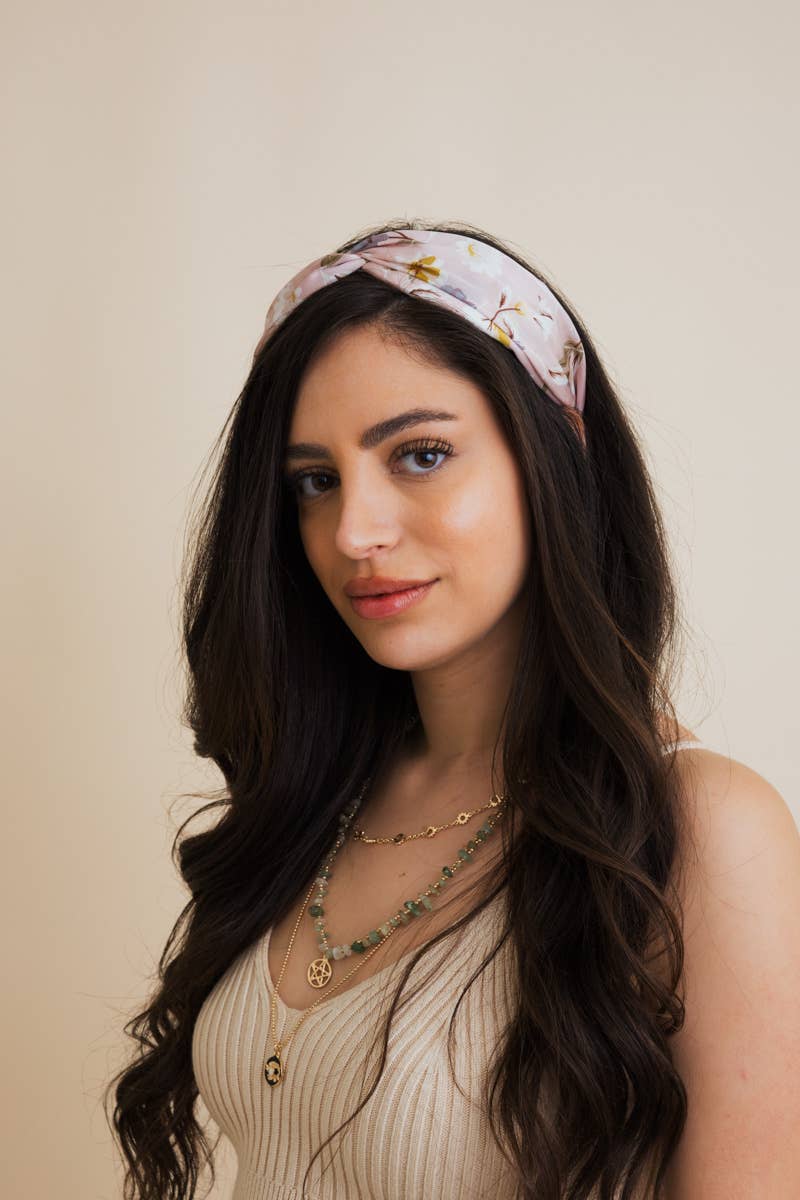 Floral Satin Headband