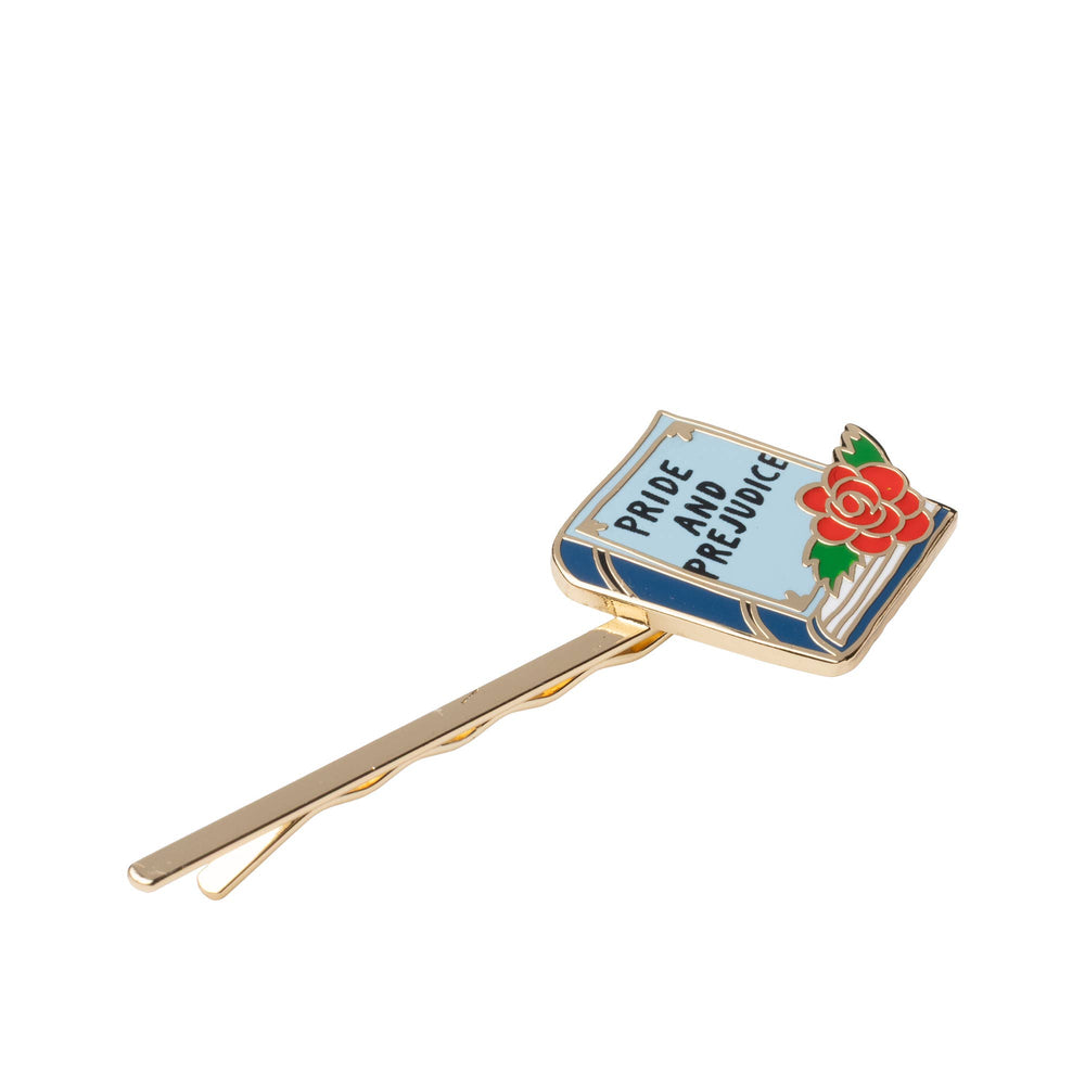Yellow Owl Workshop - Pride & Prejudice Hairpin | Gold Book Lover Gift