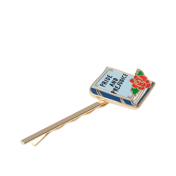 Yellow Owl Workshop - Pride & Prejudice Hairpin | Gold Book Lover Gift
