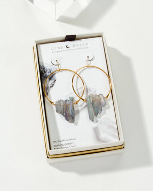 Rainbow Quartz Super Nova Earrings