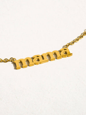 Flânerie by MAIQ - Mother's Day 18K Gold Non-Tarnish Necklace
