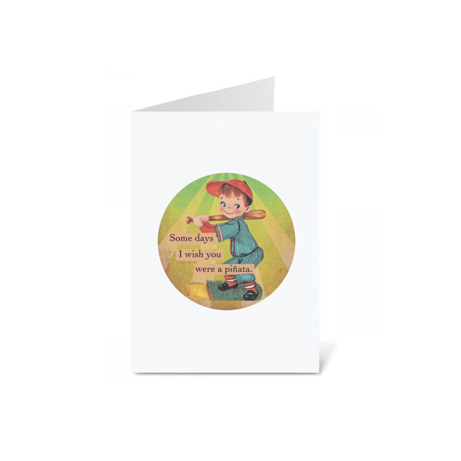 Dodgy Greeting Card - Pinata