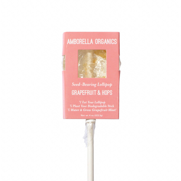 Amborella Organics - Blooming Lollipop Bundle (Eat, Plant & Grow an Herb/Flower)