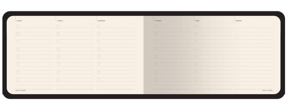 BV by Bruno Visconti - Horizontal Vegan Leather Weekly Planner - Owls
