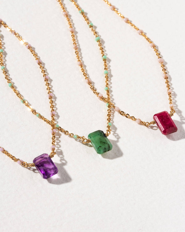 February Birthstone Necklace