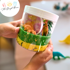 The Dough House - Super Size Dinosaur Magical Jars