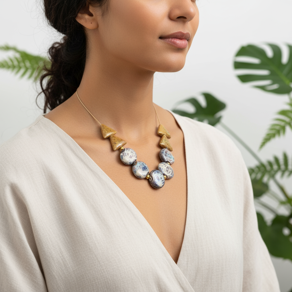 Astur Porcelain Ceramic Necklace