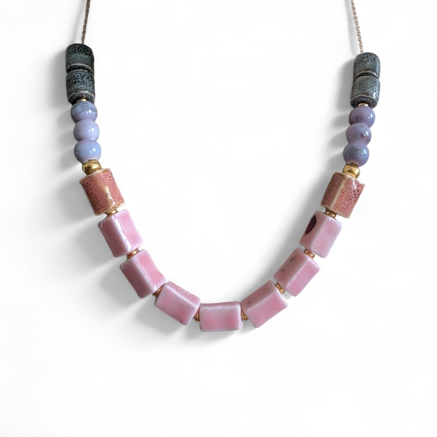 Ayaan Porcelain Ceramic Necklace