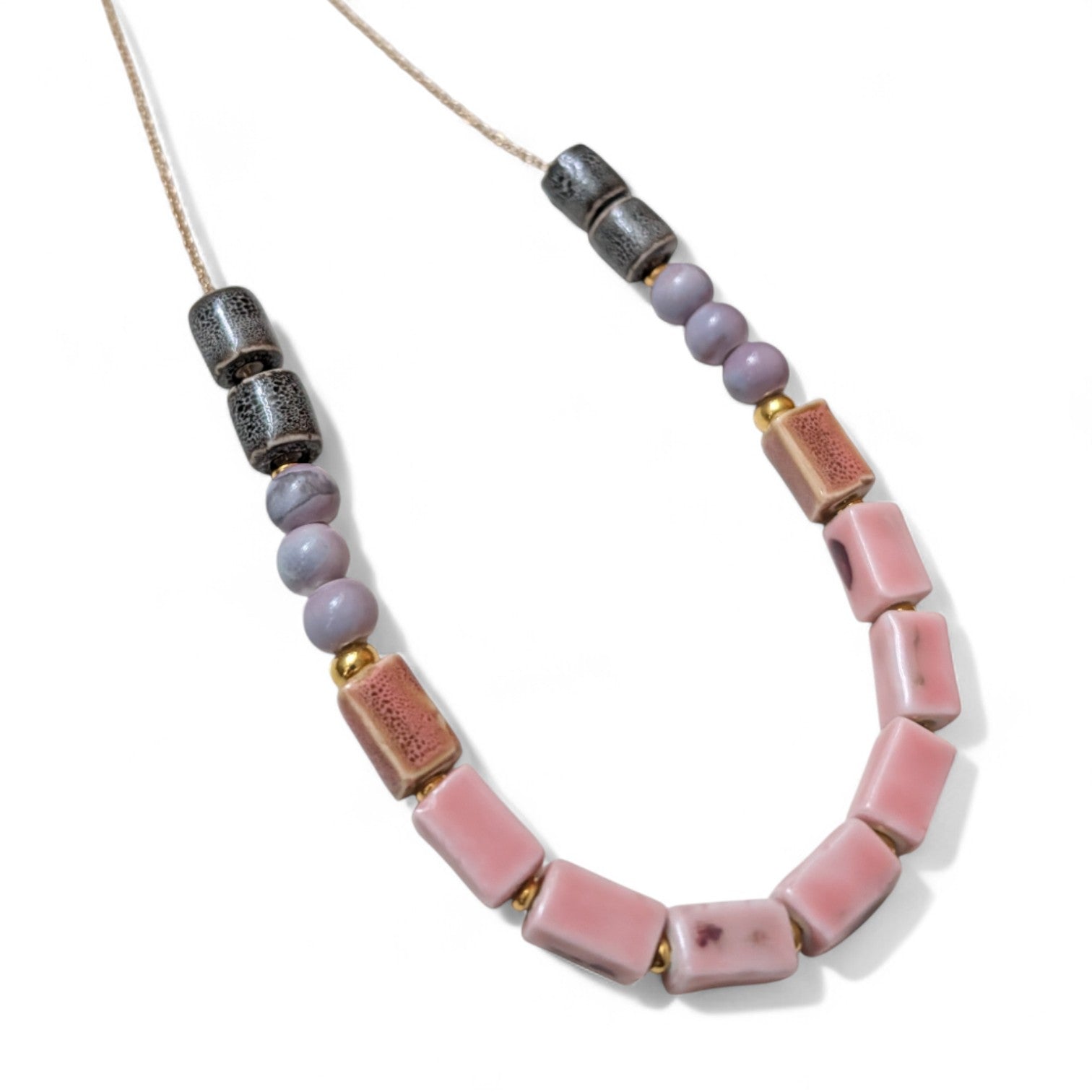 Ayaan Porcelain Ceramic Necklace