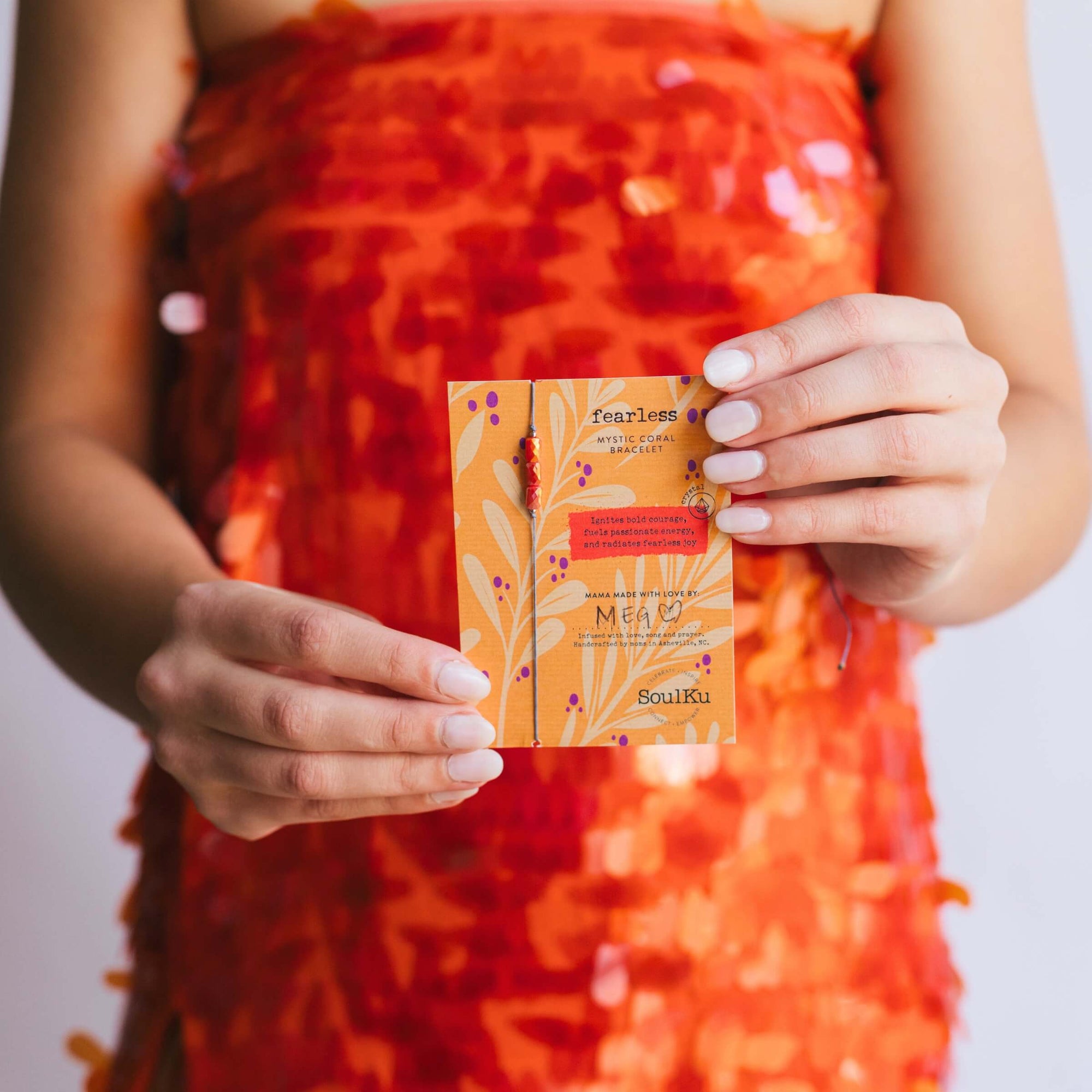 Fearless Mystic Coral Fairytale Adjustable Bracelet