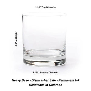 Black Lantern - Bigfoot in the Forest Whiskey Glasses