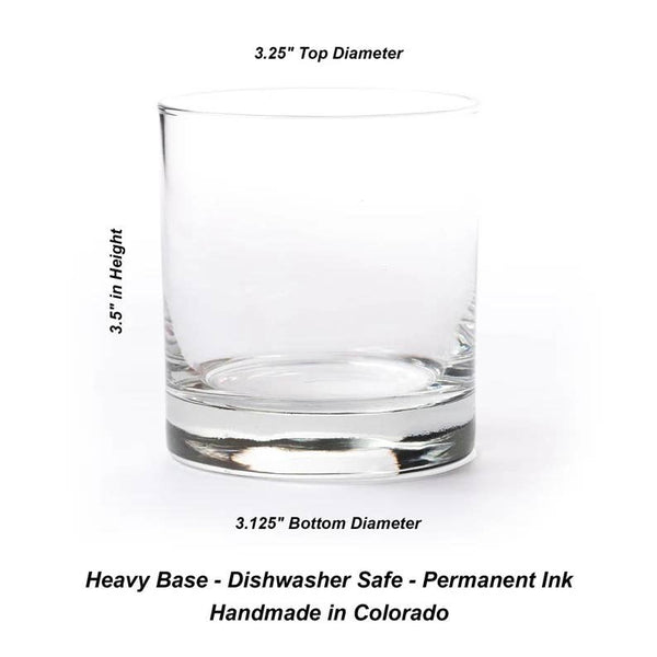 Black Lantern - Mountain Panoramic Whiskey Glasses