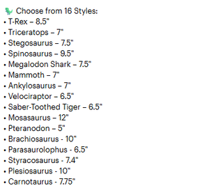 PowerTRC 3D Print - 3D Printed Dinosaurs: T-Rex, Triceratops, Spinosaurus & More: Red-Gold / Carnotaurus