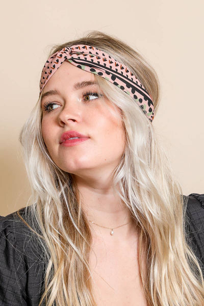 Mod Pattern Twist Headband