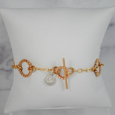 Beaded Floating Bracelet - gold-filled