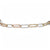 Petite Paperclip Chain Bracelet - mixed metals