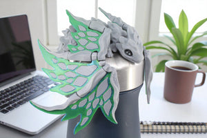 PowerTRC 3D Print - 3D Printed Stone Dragon - Articulated and Moveable Wings