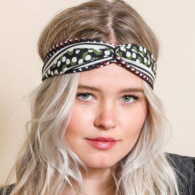 Mod Pattern Twist Headband