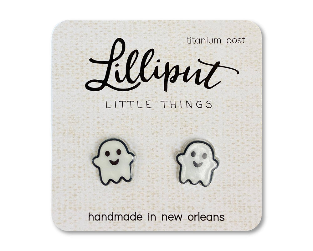 Lilliput Little Things - Ghost Earrings // Halloween Earrings
