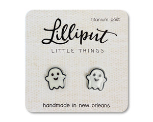 Lilliput Little Things - Ghost Earrings // Halloween Earrings