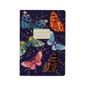 BV by Bruno Visconti - A5 Notebook - Butterflies on Blue