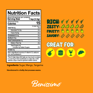 Benissimo / Hongar Farms / Lesley Elizabeth - Mango Tangerine Sugar (250mL PET)
