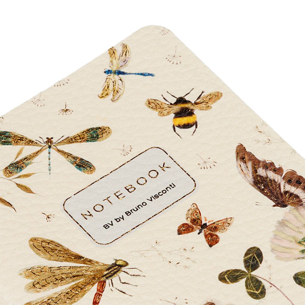 Butterflies and Friends Vegan Leather A6 Passport Notebook