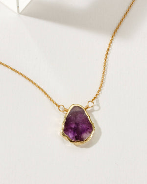 Earth, Wind and Fire Amethyst Necklace