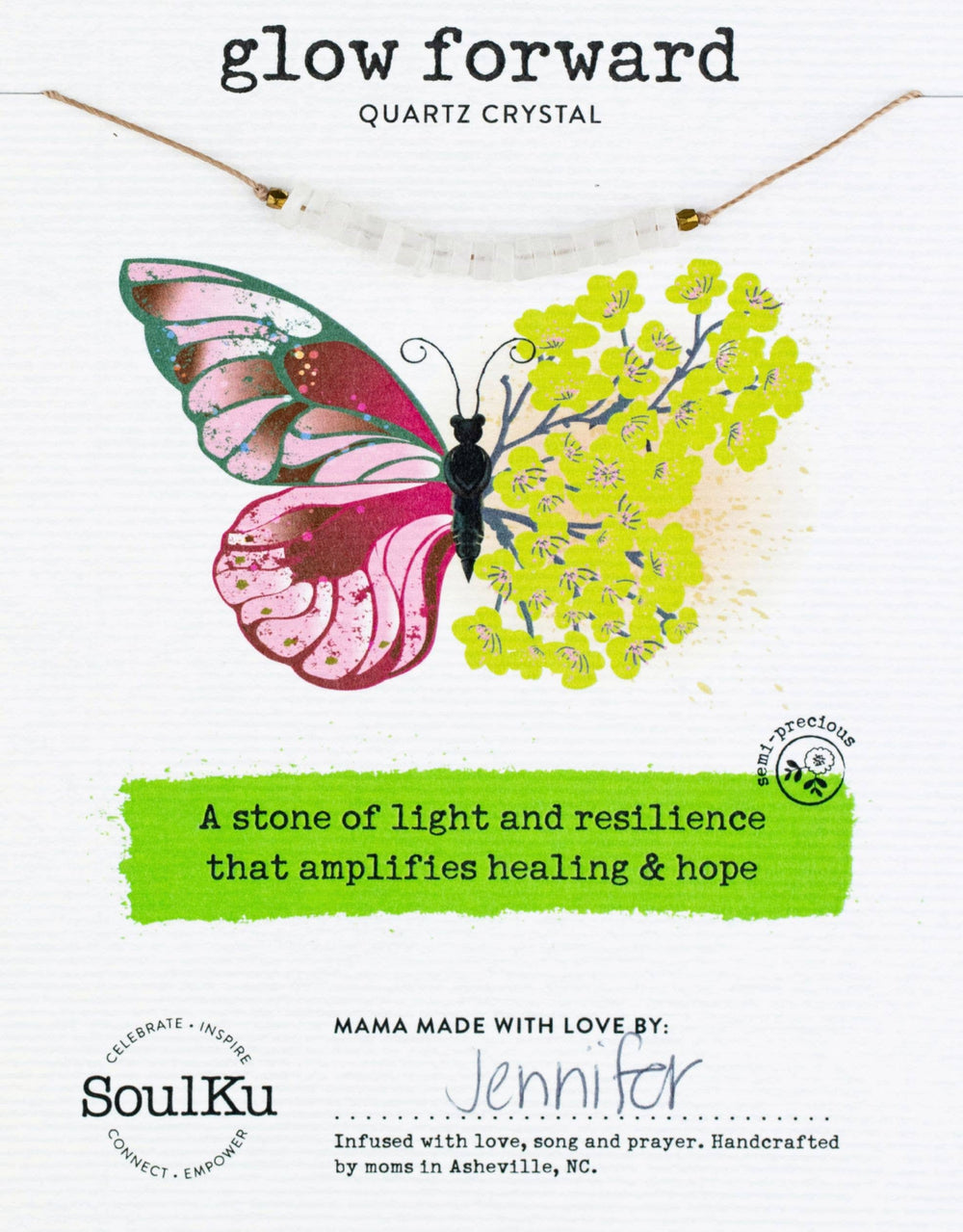 Glow Forward Clear Quartz Necklace