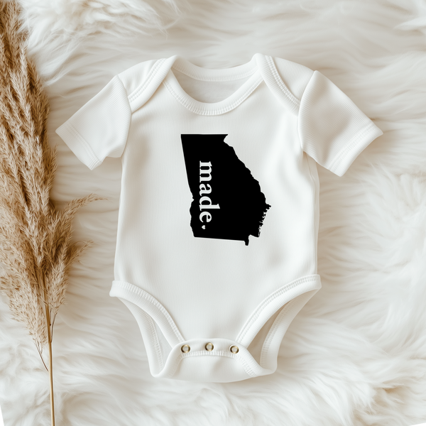 Georgia Made Baby Onesie - Cream