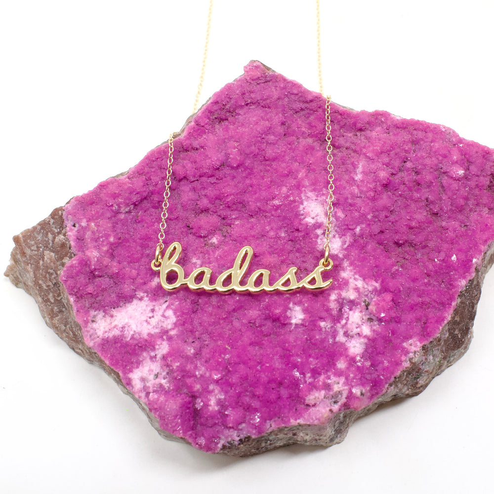 Badass Phrase Necklace