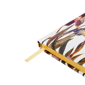 BV by Bruno Visconti - A6 Vegan Leather Hardcover Daily Planner - Irises