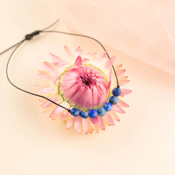 SoulKu - Lapis Lazuli Hummingbird Adjustable Bracelet for Queen