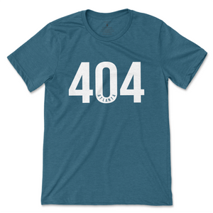 404 ATLANTA T-Shirt - White Print