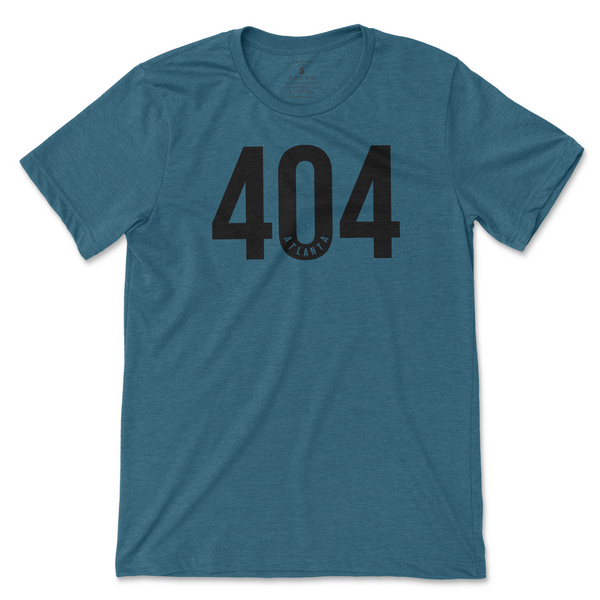 404 ATLANTA T-Shirt - Black Print