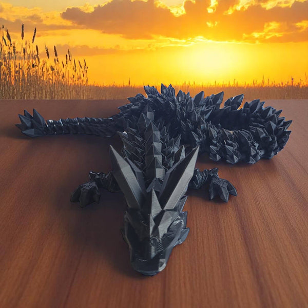 PowerTRC 3D Print - 3D Printed Articulated Crystal Dragon