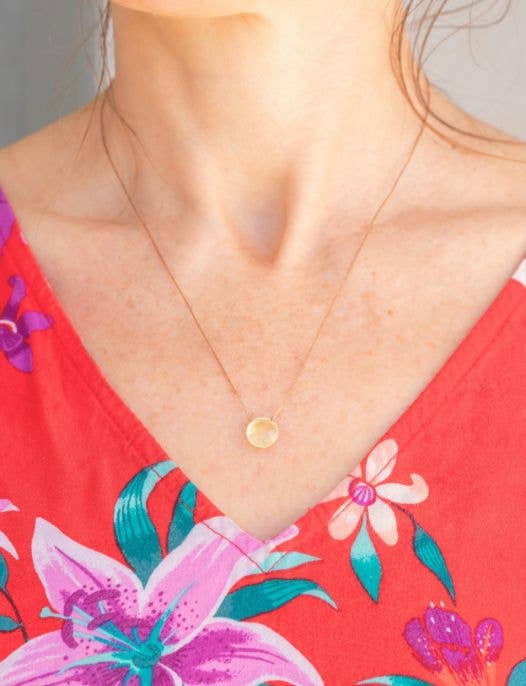 SoulKu - Lemon Quartz Beam Necklace for You Are Amazing