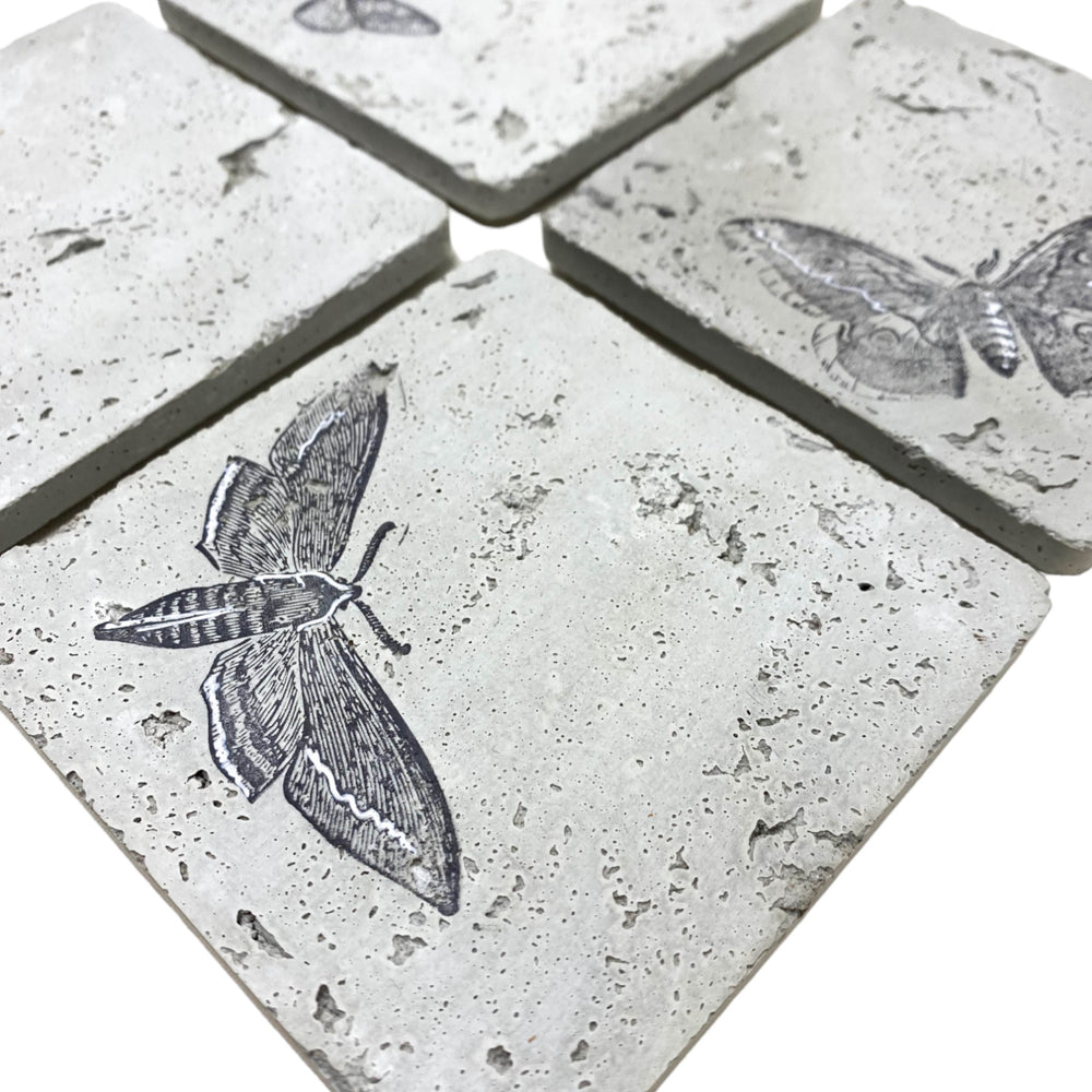 Butterfly Concrete Coasters