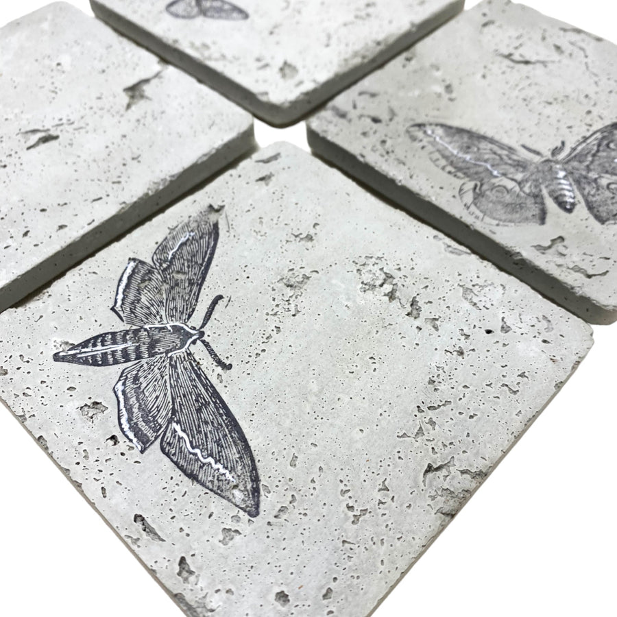 Butterfly Concrete Coasters