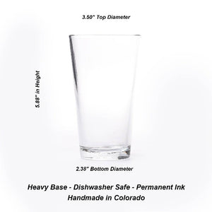 Black Lantern - Bigfoot in the Forest Pint Glasses