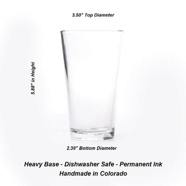 Black Lantern - Bigfoot in the Forest Pint Glasses